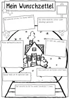 Vorschau - Arbeitsblätter - Meine kreativen Wunschzettel in Sketchnotes - Seite 1