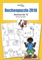 Vorschau - Arbeitsblätter - Rechenpuzzle ZR10 - Rechnen bis 10 - Kleine Künstler - Deckblatt