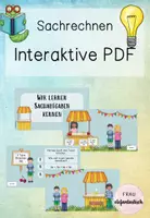 Vorschau - Fördermaterial/Inklusion - Kleines Materialkapet Sachrechnen - Seite 1