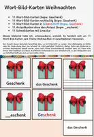Vorschau - Bildkarten - Wort-Bild-Karten Weihnachten von schulzauberei - Deckblatt