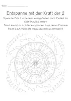 Vorschau - Mal- und Bastelvorlagen - 11 wunderbare Zahlen-Mandalas zum Ausmalen, Nachspuren und Weiterführen - Seite 3