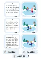 Vorschau - Stationenlernen - Lesezuordnungsspiel Winter Eislaufen, 3./4.Klasse - Seite 2