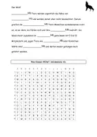 Vorschau - Stundenentwürfe - Der Wolf Texte Grafik Steckbrief Aufgaben Lösungen - Seite 2