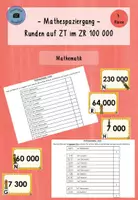 Vorschau - Arbeitsblätter - Mathespaziergang Runden im Zahlenraum 1 000 000 - Deckblatt