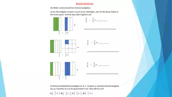 Vorschau - Arbeitsblätter - Brüche dividieren (Nur Hefteintrag) - Seite 3