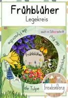 Vorschau - Präsentationen/Tafelbilder - Legekreis Frühblüher (Tulpe, Narzisse, Krokus, ...) - Deckblatt