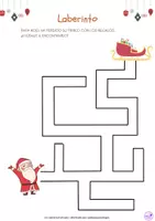 Vista previa - Hojas de trabajo - Pasatiempos de Navidad - Infantil - página 1