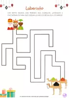 Vista previa - Hojas de trabajo - Pasatiempos de Navidad - Infantil - página 2
