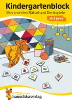 Vorschau - Arbeitsblätter - Kindergartenblock - Meine ersten Rätsel und Denkspiele ab 3 Jahre - Deckblatt