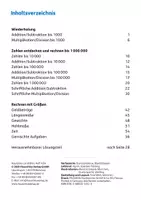 Vorschau - Stundenentwürfe - Mein Übungsheft Rechnen - 4. Klasse - Seite 1