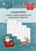 Vorschau - Arbeitsblätter - Jingle Bells: Liedblatt, Boomwhackers- und Stabspielbegleitung - Deckblatt