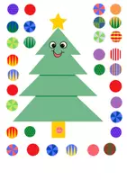 Vista previa - Hojas de trabajo - Christmas tree (1) - página 1