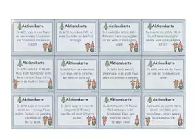 Vorschau - Anderer Materialtyp - Aktionskarten - Adventskalender für Klassen - Seite 1