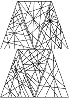 Vorschau - Mal- und Bastelvorlagen - Kooperativer Tannenbaum - Buntes Mosaic - Seite 1