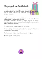 Vista previa - Hojas de trabajo - El mejor regalo de estas Navidades ha sido... - página 1