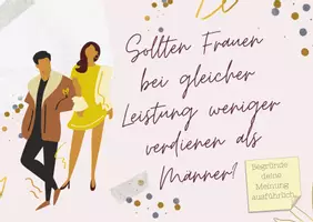 Vorschau - Arbeitsblätter - Gender Pay Gap/ Geschlechtergerechtigkeit (Präsentation und Arbeitsblatt) - Seite 1