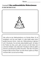 Vorschau - Arbeitsblätter - Lesen und Malen – Weihnachten: Leseverständnis & Ausmalbilder (Grundschule) - Seite 2