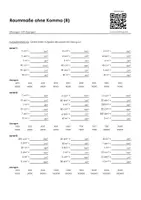 Vorschau - Arbeitsblätter - Raummaße ohne Komma - Arbeitsblätter - Seite 2