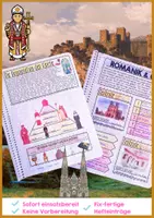 Vorschau - Unterrichtsreihen - Mittelalter - Interaktives Heft BASIC | Ritter & Burgen, Pest, Städte im MA, Zunftwappen | Homeschooling & Distanzunterricht - Seite 2