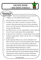 Vorschau - Arbeitsblätter - Escape room Weihnachten: "Der böse Kobold" (editierbar), für Präsenzunterricht - Seite 1