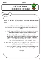 Vorschau - Arbeitsblätter - Escape room Weihnachten: "Der böse Kobold" (editierbar), für Präsenzunterricht - Seite 2