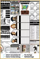 Vorschau - Arbeitsblätter - RENAISSANCE Interaktives Heft Scrapbook-Style | Medici - Kunst - da Vinci - Michelangelo - Raffael - Dante- Architektur - Dürer - Shakespeare - Seite 3