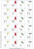 Vorschau - Arbeitsblätter - Rechenpuzzle Einmaleins - 9er, 8er und 7er Einmaleins - Seite 3