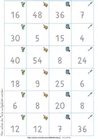 Vorschau - Arbeitsblätter - Rechenpuzzle Einmaleins - 6er, 5er und 4er Einmaleins - Seite 3