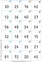 Vorschau - Mal- und Bastelvorlagen - Rechenpuzzle Einmaleins - Gemischte Malaufgaben - Seite 3