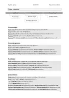 Vorschau - Arbeitsblätter - Tenses overview and exercise - Deckblatt