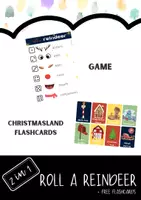 Vista previa - Unidades / Secuencias / Situaciones de Aprendizaje - CHRISTMAS - Roll a reindeer - Portada