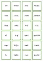 Vorschau - Spiele - Adjektive mit -ig und -lich - Merkspiel - Deckblatt