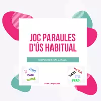 Vista previa - Juegos / Gamificación - JOC DE PARAULES HABITUALS 13p - Portada