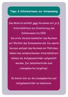 Vorschau - Arbeitsblätter - Zahlenraum 1000 Arbeitsblätter (Zahlenraumerweiterung) - Seite 1