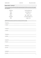 Vorschau - Arbeitsblätter - Exercise: Present Simple Questions - Deckblatt