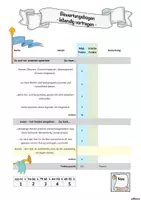 Vorschau - Klassenarbeiten - lebendig vortragen und vorlesen differenzierter Bewertungsbogen bewerten - Seite 1