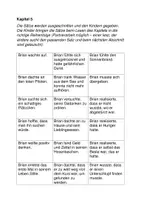 Vorschau - Arbeitsblätter - Leseaufgaben, Lückentexte und Rätsel zu 10 Kapiteln des Jugendbuches "Allein in der Wildnis" (Gary Paulsen) - - Seite 1