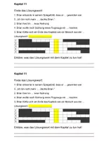 Vorschau - Arbeitsblätter - Rätsel zum 11. Kapitel des Jugendbuches "Allein in der Wildnis" - Seite 3
