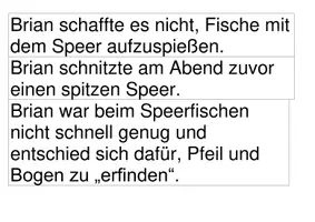 Vorschau - Arbeitsblätter - Leseaufgabe zum 12. Kapitel des Jugendbuches "Allein in der Wildnis" - Seite 3