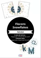 Aperçu - Jeux - flocons alphabet (6 sets de jeux) - Page de couverture