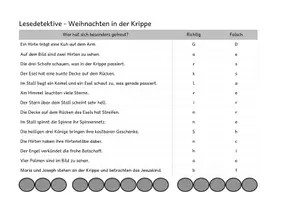 Vorschau - Spiele - Deutsch: Lesedetektive Weihnachten in der Krippe - Lesemotivation - Seite 2