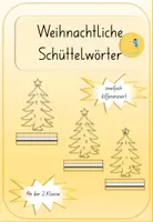 Vorschau - Arbeitsblätter - Weihnachtliche Schüttelwörter - Deckblatt