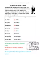 Vorschau - Arbeitsblätter - Schneewittchen - Einzahl und Mehrzahl - Seite 2