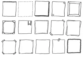 Vorschau - selbst erstellte Cliparts/Grafiken - FREEBIE Rahmenpaket - Seite 2