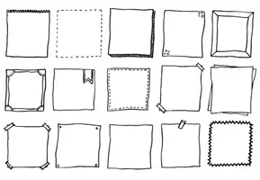 Vorschau - selbst erstellte Cliparts/Grafiken - FREEBIE Rahmenpaket - Seite 3