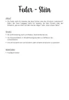 Vorschau - Merkblätter - Feedbackmethode | Feder und Stein - Seite 1
