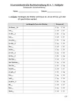 Vorschau - Arbeitsblätter - LZK Rechtschreiben Auslautverhärtung Klasse 4 - Deckblatt