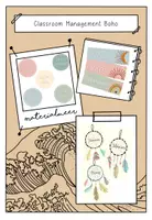 Vorschau - Anderer Materialtyp - Classroom Management - Boho - Deckblatt