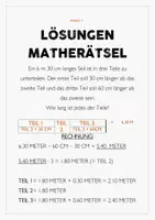 Vorschau - Arbeitsblätter - Matherätsel MIT LÖSUNGEN - 4 LEVELS - VERSCHIEDENE THEMEN - Seite 2