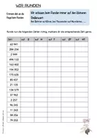 Vorschau - Arbeitsblätter - Runden ZR 1.000.000 - Üben - Seite 1
